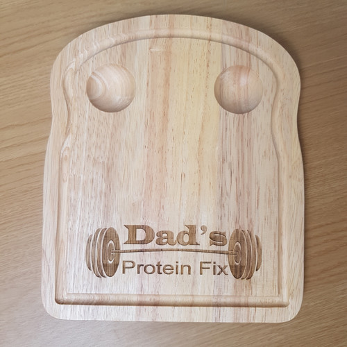 Weight Themed Dippy Egg Board, Gift for Weightlifter, Protein Breakfast