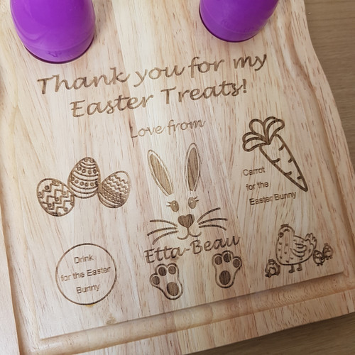 Easter Bunny Treat Board, Easter Gift