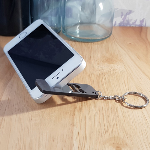 Phone Stand Name Keyring