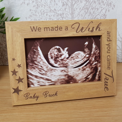 We Made a Wish Scan Photo Frame