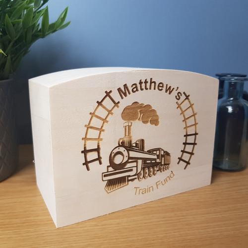 Steam Train Money Box for Children