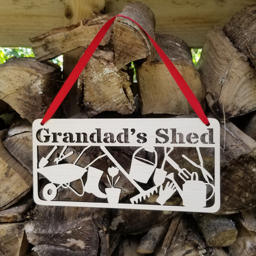 Garden Shed Name Plaque