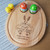 Easter Bunny Name Dippy Egg Board for Kids, Alternative Easter Gift for Children