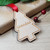 Christmas Tree Shaped Personalised Wood Xmas Gift Tag