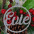 Personalised Name Christmas Tree Decoration, Stocking Filler, Xmas Tree Bauble - Blue Glitter