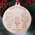 Family Christmas Tree Hanger, Personalised with figures and any Text