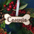 Dog Bone Name Xmas Tree Decoration or Gift Tag for Puppies and Dogs.