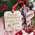 Santas Magic Key with personalised Wooden Tag