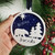 Personalised Polar Bear Xmas Gift, Name Christmas Tree Decoration, Personalised Name Tree Ornament. Stocking Filler Gift