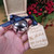 Welsh Language Magic Santa Bell with Personalised Wooden Believe Tag, North Pole Express, Santa Sleigh Bell