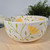 Hand Painted Flower Bowl for Decoration, Key Bowl, Trinket Bowl, Cereal or Soup Bowl.