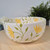 Hand Painted Flower Bowl for Decoration, Key Bowl, Trinket Bowl, Cereal or Soup Bowl.
