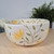 Hand Painted Flower Bowl for Decoration, Key Bowl, Trinket Bowl, Cereal or Soup Bowl.