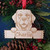 Dog Name Christmas Tree Hanger. Peeking Dog Cracker, Bone, Wreath or Banner. Puppy Xmas Bauble Dog Name Christmas Tree Hanger. Peeking Dog Cracker, Bone, Wreath or Banner. Puppy Xmas Bauble