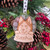 Dog Name Christmas Tree Hanger. Peeking Dog Cracker, Bone, Wreath or Banner. Puppy Xmas Bauble Dog Name Christmas Tree Hanger. Peeking Dog Cracker, Bone, Wreath or Banner. Puppy Xmas Bauble