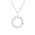 Round Silver Necklace