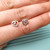Swirl Plain Heart Sterling Silver Earrings