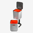 Totem Compact 40L Stainless-steel Waste & Recycling Bin