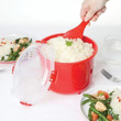 Microwave Rice Cooker Small 2.6L