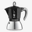 Bialetti - Moka Induction Coffee Maker - Black/Red