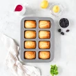 Bakeware 8 Cup Mini Loaf Tin Loaf size 9 x 6 x 3cm Non-Stick