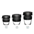 Brew -  Tempered Glass Reusable Coffee Cup - Cup 12oz Colours