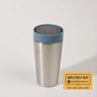 Circular & Co. - Reusable 12oz Travel Mug - Stainless Steel/Rockpool Blue