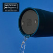 Circular&Co. Reusable Travel Mug - Made From Recycled Stainless Steel - 12oz  Midnight Blue