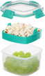 Snacks TO GO 400ml Clear With Clips