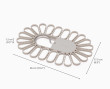 Petal™ 22-piece Quick-grip Ecru Drying Hanger