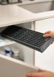 Platform Folding Grey Sink Drainer