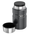 Thermos 'King'  710ml Food Flask - Gun Metal
