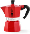 Moka Express Stovetop Espresso Maker -  Red Original 1 Cup / 3 Cup / 6 Cup