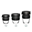 Brew - Tempered Glass Reusable Coffee - Cup 12oz Alder