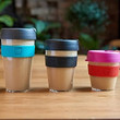 Original Clear - Tritan Plastic Reusable Coffee Cup - 16oz Black