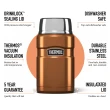 'King' Food Flask - 710ml Copper