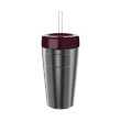 Thermal Commuter - Stainless Steel Cold Cup with Straw - 16oz Nitro Mulberry