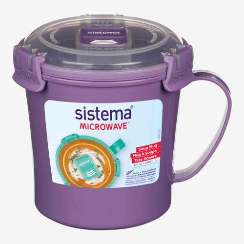 Microwave Medium Soup Mug - 656ml Assorted