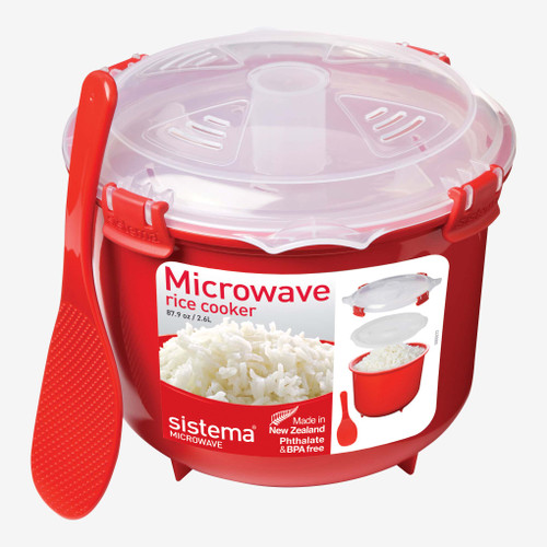 Microwave Rice Cooker Small 2.6L