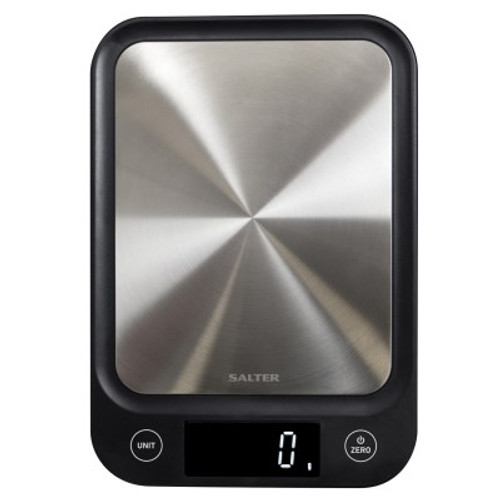 Salter Kitchen - Ultra Slim Electronic Scale - Black