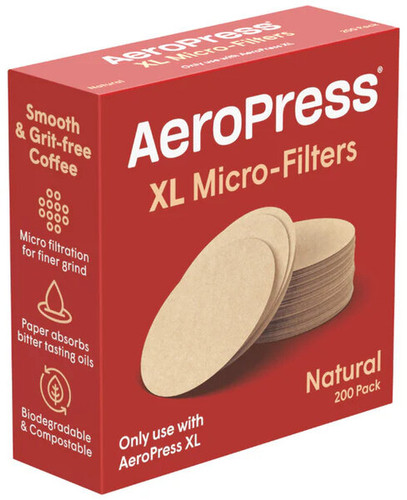 AeroPress - Micro Filter XL Natural - 200 Count