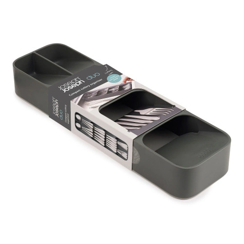 Duo In Drawer Cutlery Tray Grey