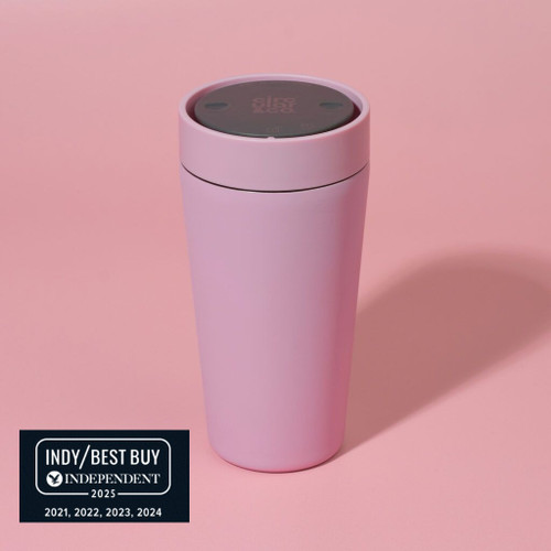 Circular&Co. Reusable Travel Mug - Made From Recycled Stainless Steel - 12oz DustyPink