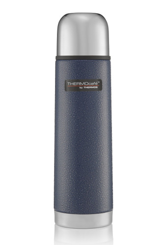 Flask - Thermocafe Stainless Steel - Hammertone 1L Blue