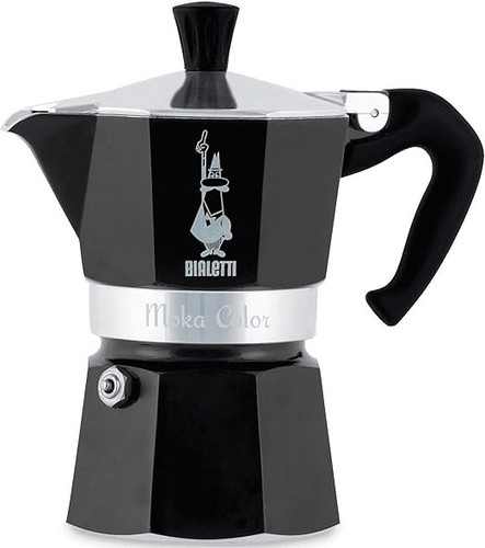 Moka Express Stovetop Espresso Maker - Original Black 1 Cup / 3 Cup / 6 Cup