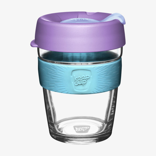 Brew - Tempered Glass Reusable Coffee - Cup 12oz Moon