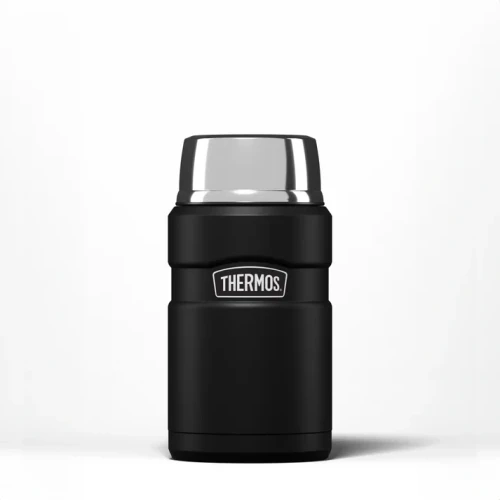 'King' Food Flask - 710ml Black