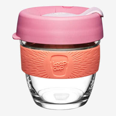Brew - Tempered Glass Reusable Coffee Cups - 8oz Colours