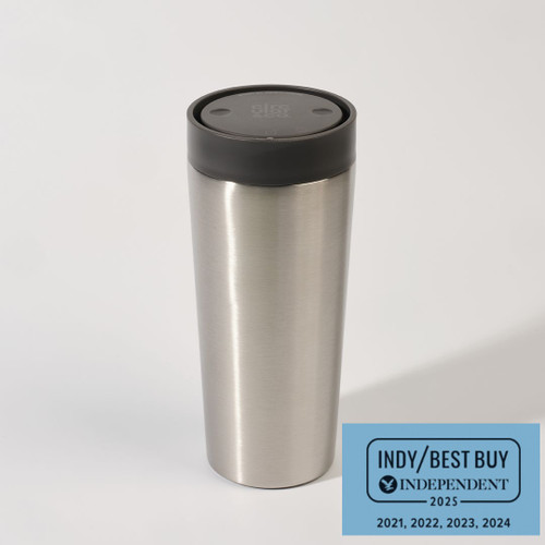 Circular & Co. - Reusable 16oz Travel Mug - Stainless Steel/Grey
