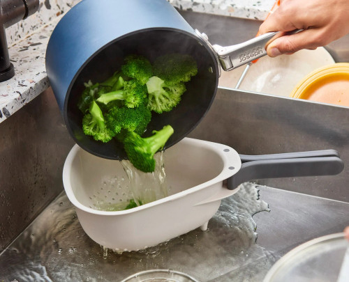 Droplet Large Folding Colander